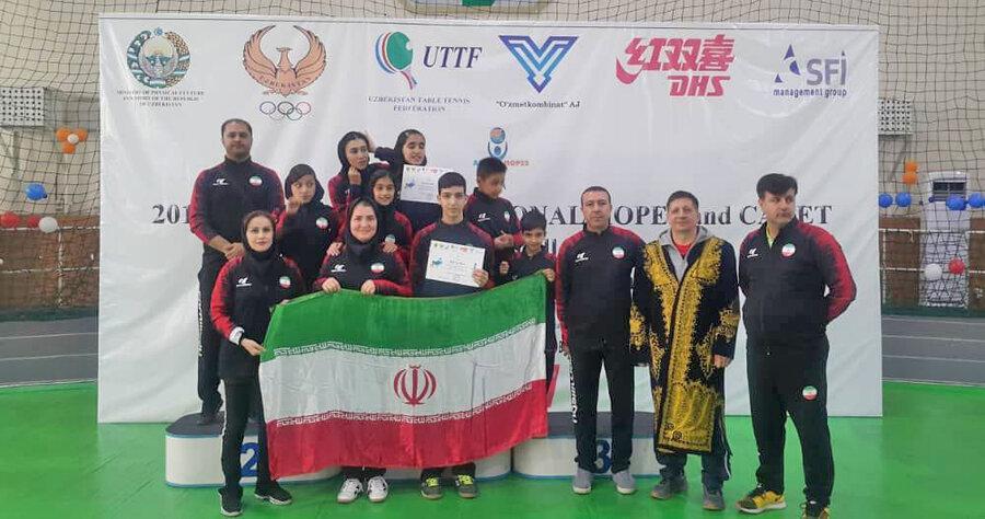 موفقیت نمایندگان ایران در مسابقات تنیس روی میز قهرمانی آسیای میانه