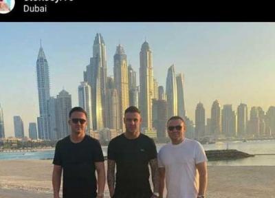 مهاجم جدید پرسپولیس در دبی، عکس