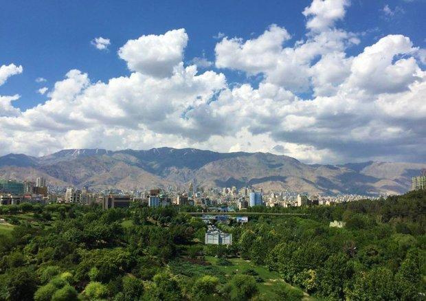 کیفیت هوای تهران در وضعیت سالم است کیفیت هوای تهران در شرایط سالم است
