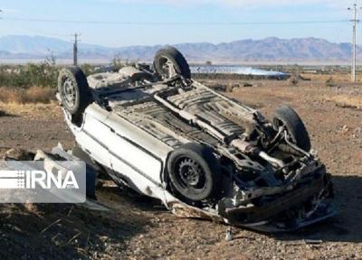 خبرنگاران واژگونی 2 خودرو در خمین یک کشته و 6 مصدوم داشت