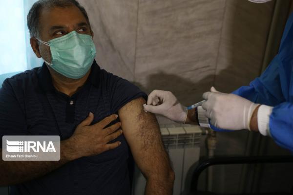 خبرنگاران مرحله دوم واکسیناسیون جانبازان بالای 50 درصد قزوین علیه کرونا شروع شد